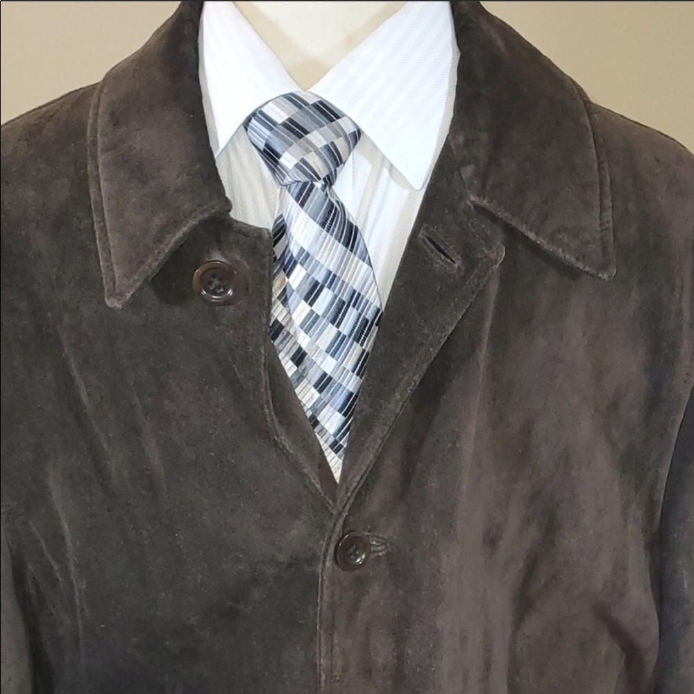 Banana Republic Black Suede Coat